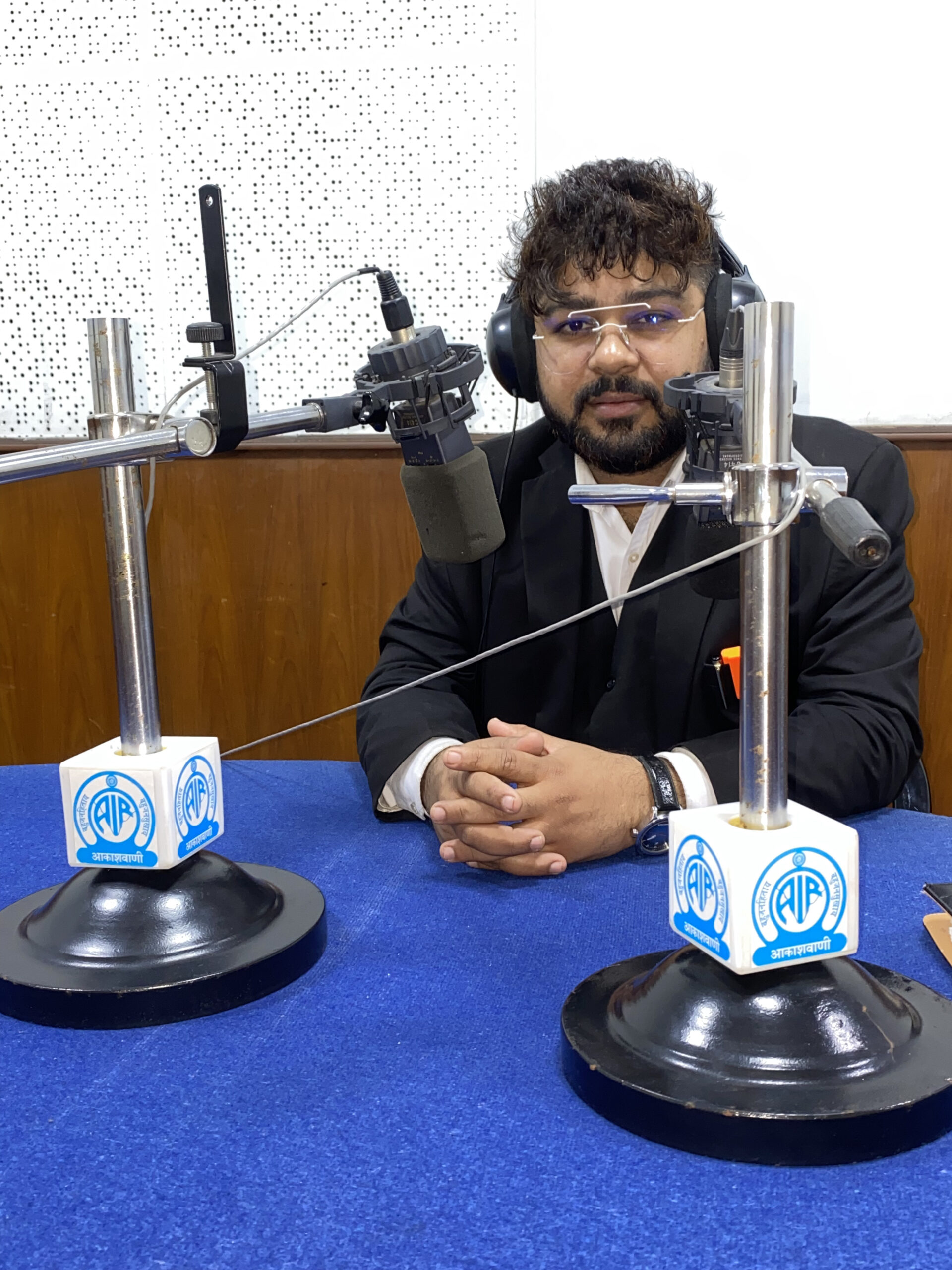 mohit bajaj at all india radio. Akashvani program related to cyber crime